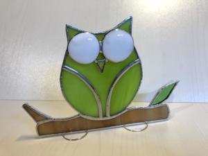 Owl on branch